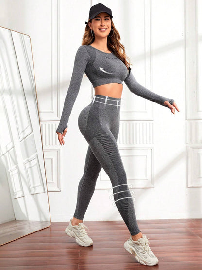 SiluetaFit™ – Leggins + Croptop Reductor